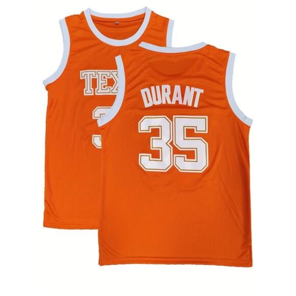 New With Tags Other - NEW Texas Longhorns Kevin Durant #35 Replica Basketball Jersey, Orange